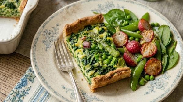Spring Vegetable Quiche
